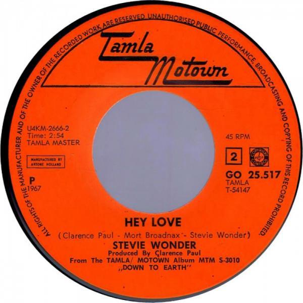 Hey Love - Stevie Wonder