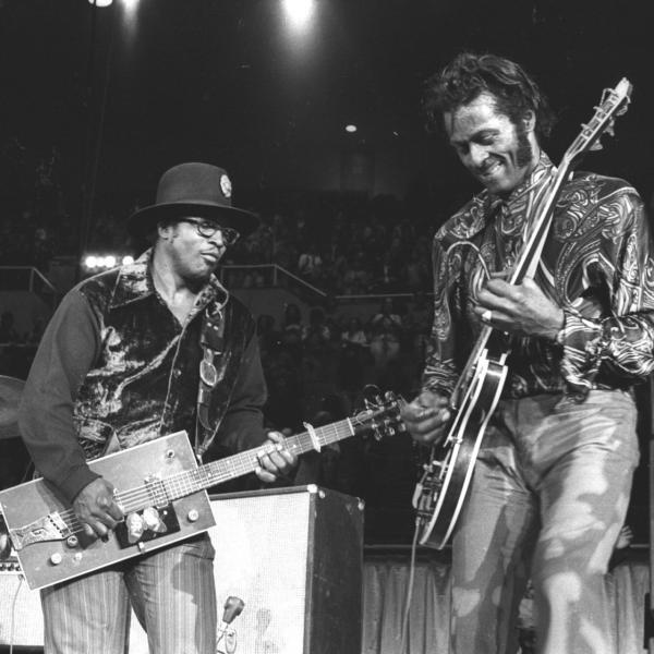 Bo Diddley and Chuck Berry