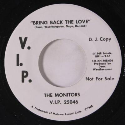 Bring Back the Love – The Monitors